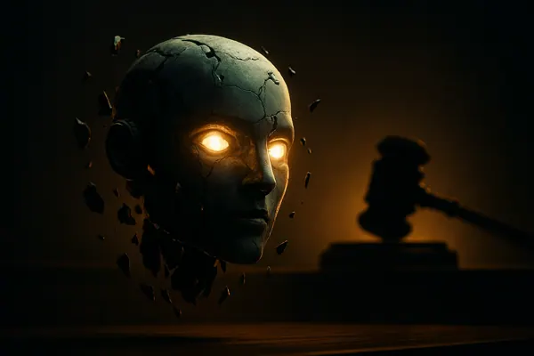 AI illustration: Character.AI Files Bankruptcy as Disney Bids $20 Million