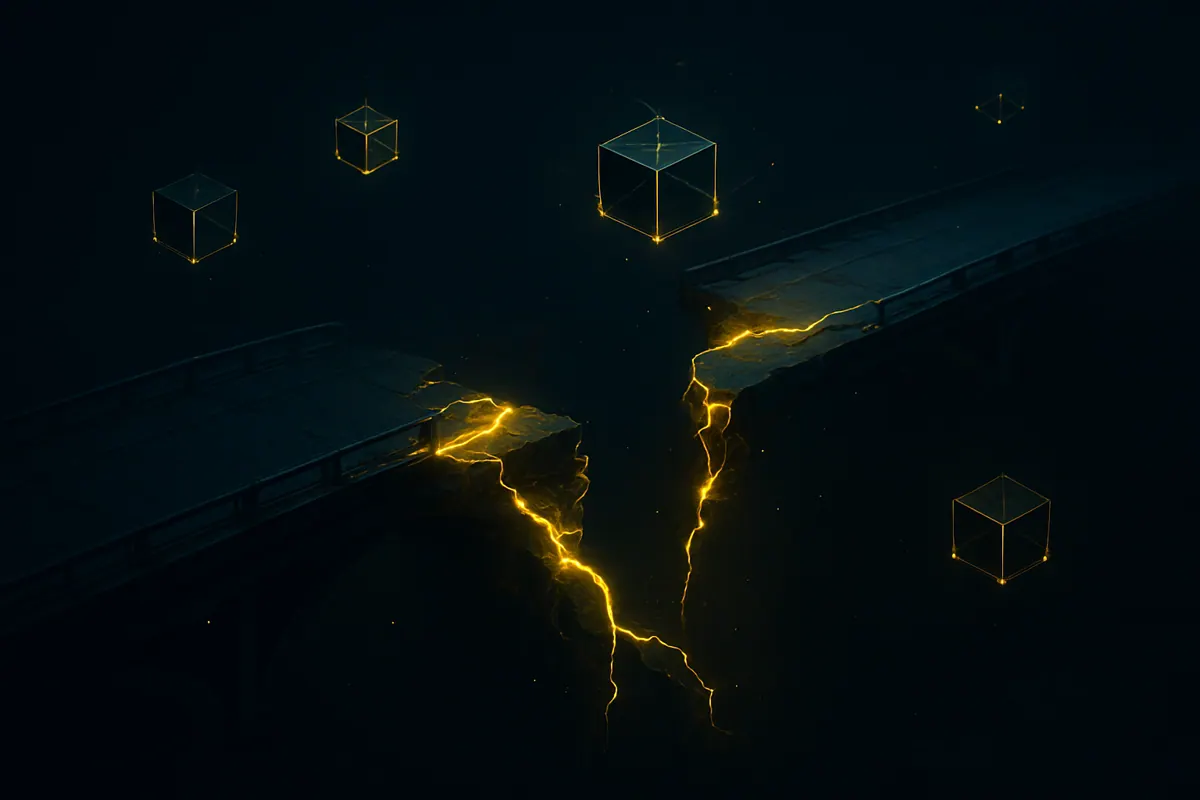AI illustration for: TradingView Reports THEO Bridge Exploit After $1.76M ETH Transfer, Price Drops 92%