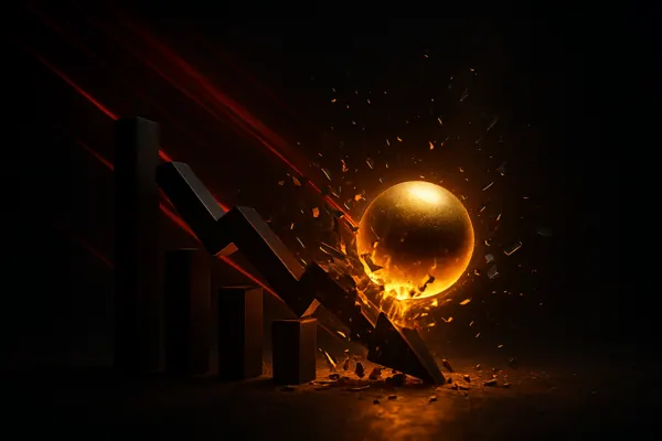 AI illustration: U.S. September inflation runs hot, bitcoin drops $1,000