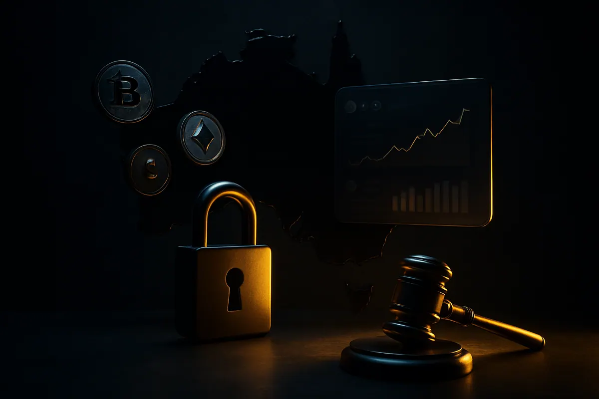 AI illustration for: Australia seeks feedback on crypto platform rules before 2027 rollout