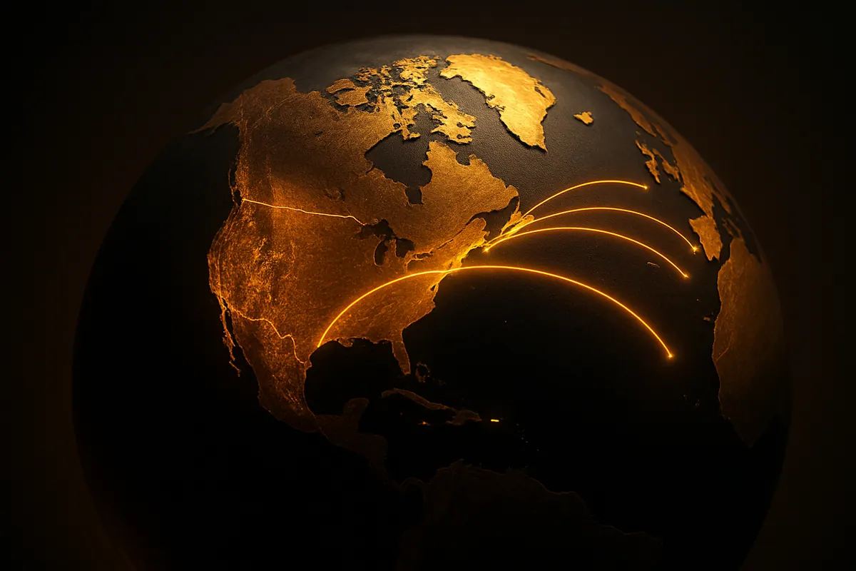 AI illustration for: Canada crypto remittances to Asian countries surge 141% to $2.36B