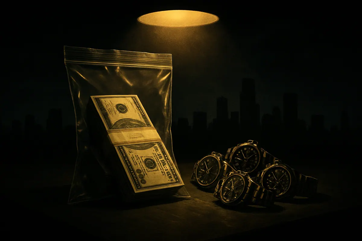 AI illustration for: Richard Heart reportedly detained in Istanbul; $4M and 64 watches seized
