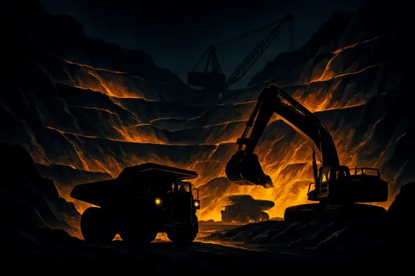 AI illustration: Workers to Strike at World’s Largest Copper Mine in Chile